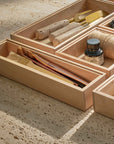 Beckman™ Cut and Glued Birch Drawer Organizer (3 x 12 x 2 in.) - (colors: Natural) | Premium Organizer from the Beckman™ collection | made with Birch for long lasting use