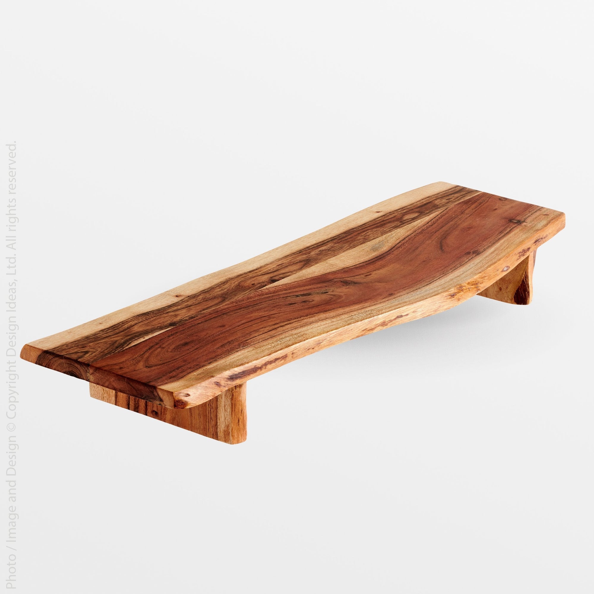 Nama Acacia Riser (Large) - Black Color | Image 1 | From the Nama Collection | Exquisitely crafted with natural acacia for long lasting use | Available in black color | texxture home