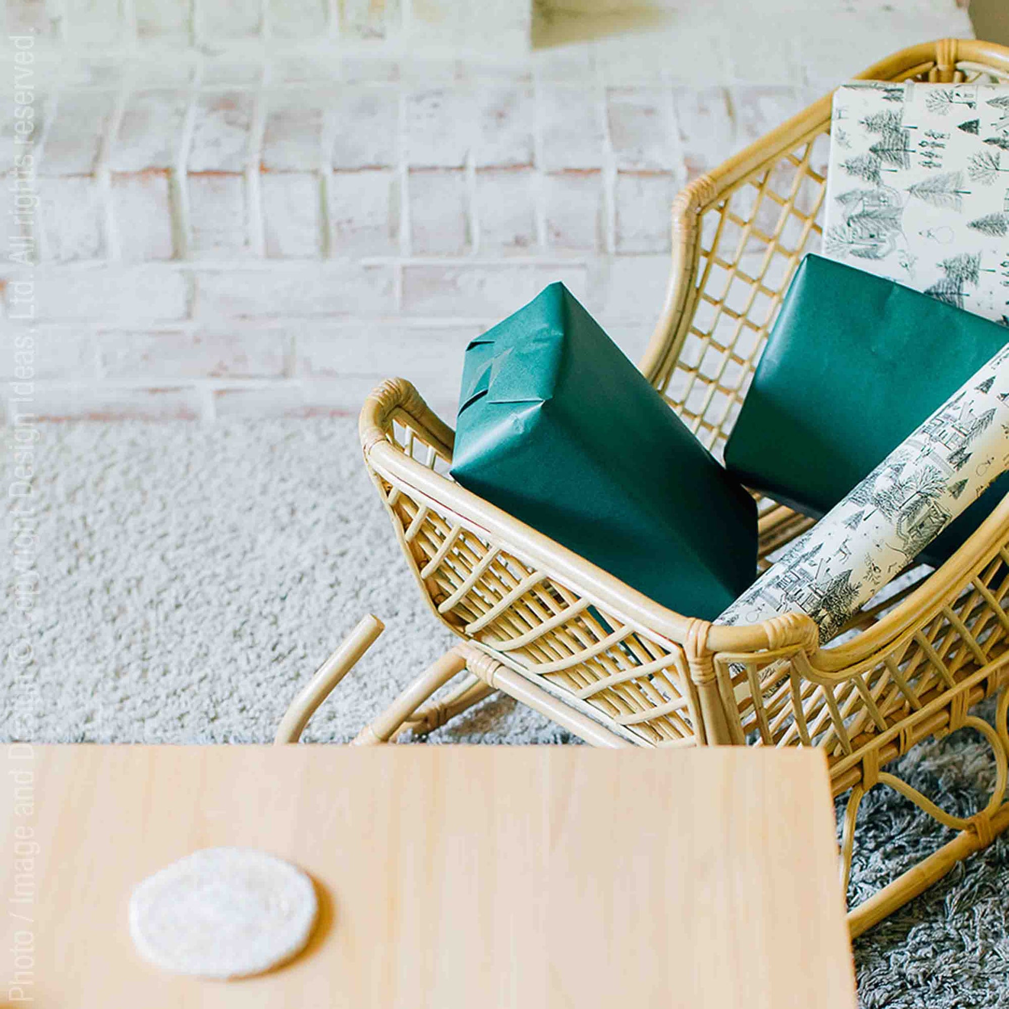 Shelburne™ Woven Rattan Sleigh