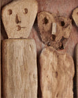 Tavu™ Hand Carved Recycled Wood Shadow Box (26 x 10 x 3in )