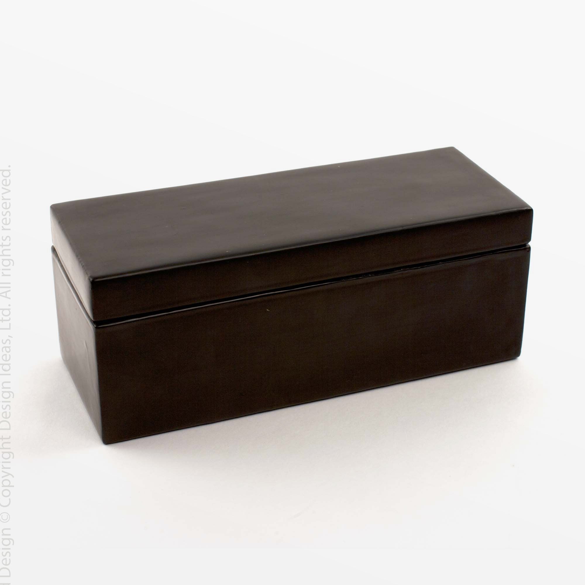 Bagan Bamboo Pen Box - Black Color | Image 1 | From the Bagan Collection | Expertly constructed with natural bamboo for long lasting use | Available in black color | texxture home