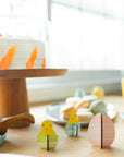 Springchick decorations (set of 8) - Assorted Colors | Image 2 | Premium Decorative from the Easterly collection | made with Wood for long lasting use | texxture