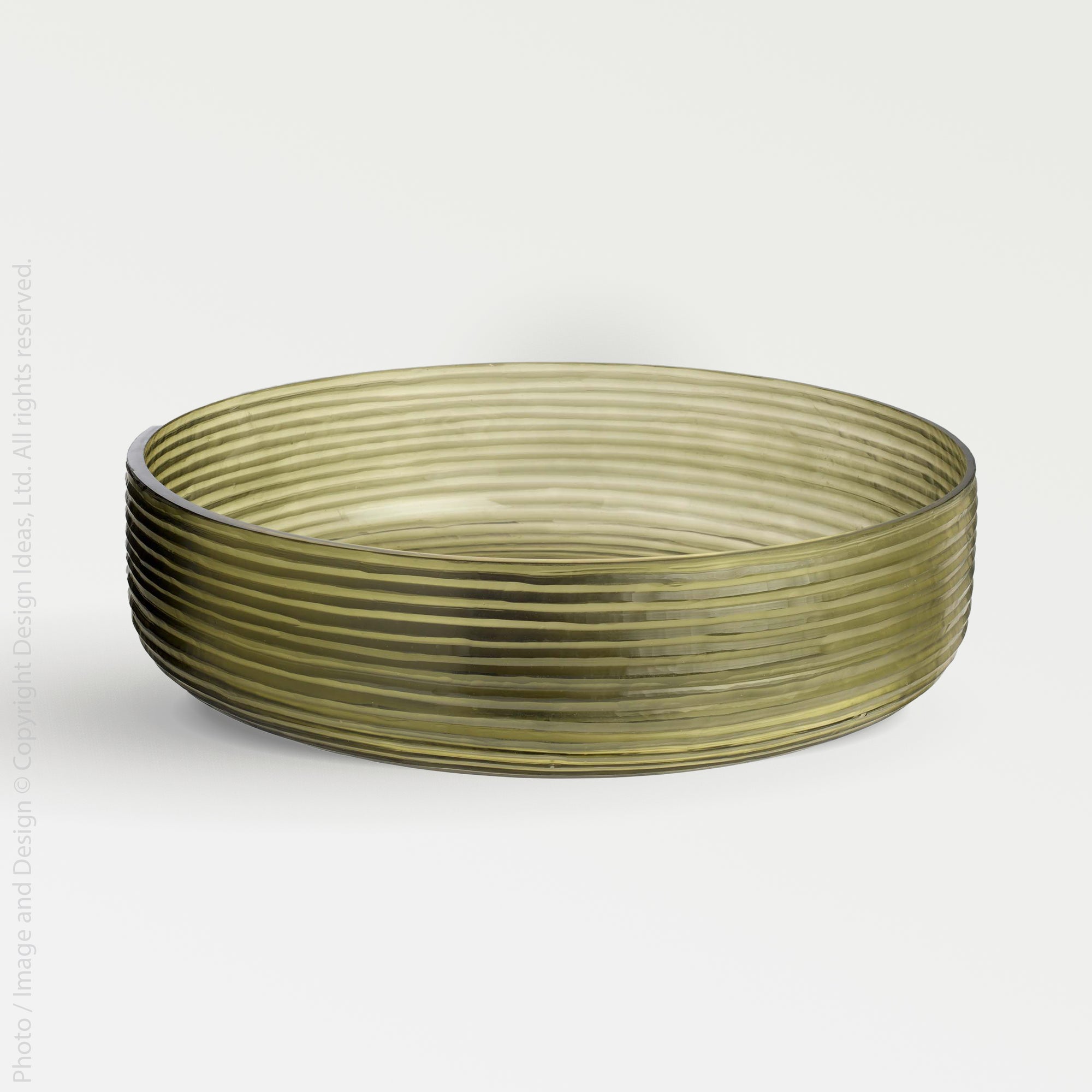 Allston™ Mouth Blown Glass Bowl (14.5 in.)