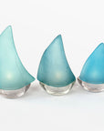 Regatta Ocean Glass Candle Holder - Black Color | Image 1 | From the Regatta Collection | Expertly handmade with natural glass for long lasting use | Available in multi color | texxture home