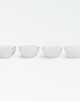 Livenza™ bowls (set of 4) - Clear | Image 1 | Premium Bowl from the Livenza collection | made with Borosilicate Glass for long lasting use | texxture
