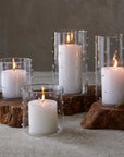 Livenza™ hurricane (7.7 in) - Clear | Image 2 | Premium Candleholder from the Livenza collection | made with Borosilicate Glass for long lasting use | texxture