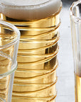 Livenza™ 8 oz. Mould Blown Borosilicate Glass Flute Glasses (set of 6)