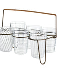 Livenza™ drink caddy - Black | Image 3 | Premium Drink Holder from the Livenza collection | made with Iron, Rattan for long lasting use | texxture