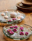 Wabisabi Decorative Glass Bowl (Small) Clear Color | Image 3 | From the Wabisabi Collection | Expertly crafted with natural glass for long lasting use | Available in clear color | texxture home
