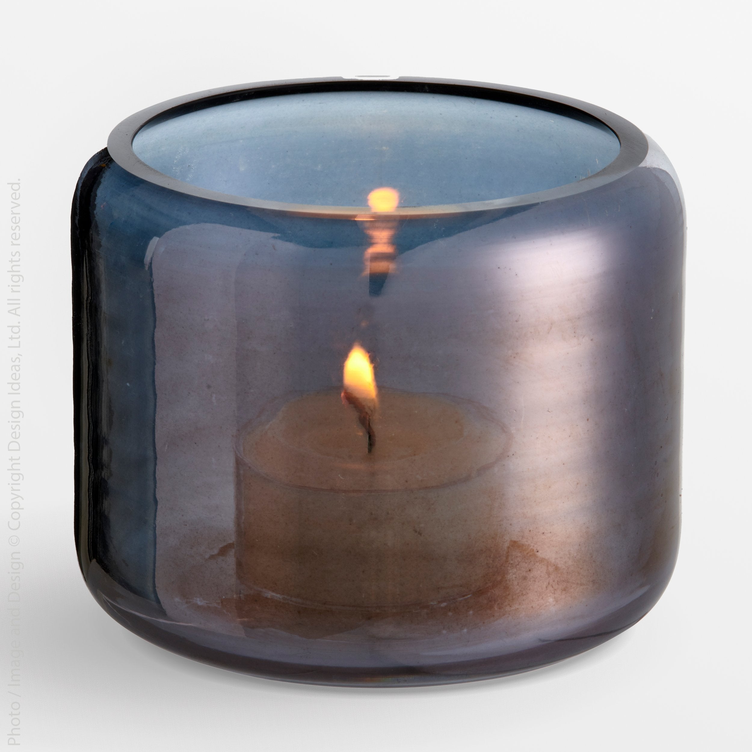 Hubbard™ Gray Luster Glass Votive Candle Holder