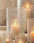 Grayson™ Medium Mouth Blown, Hand Made Glass Hurricane (7 dia. x 11 in.) - (colors: Clear) | Premium Candleholder from the Grayson™ collection | made with Glass for long lasting use