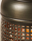 Romano™ Handmade Etched Iron Candleholder - (colors: Natural) | Premium Candleholder from the Romano™ collection | made with Iron for long lasting use