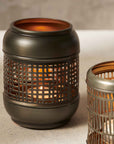 Romano™ Handmade Etched Iron Candleholder - (colors: Natural) | Premium Candleholder from the Romano™ collection | made with Iron for long lasting use