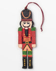 Sugarplum™ ornament, red nutcracker - Red | Image 1 | Premium Ornaments from the Sugarplum collection | made with cotton mache for long lasting use | texxture