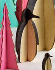 Tux™ Brasswood Penguin (Large)