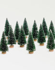 Yukon™ trees, green with snow, set of 12 - Green | Image 1 | Premium Decorative from the Yukon collection | made with Steel Wire for long lasting use | texxture