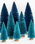 Yukon™ Bottle Brush Blue Trees (Set of 8)