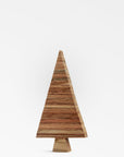Woodstock Teak Tree (Medium) - white color | Image 1 | From the woodstock Collection | Expertly handmade with natural teak for long lasting use | This decorative is sustainably sourced | Available in white color | texxture home