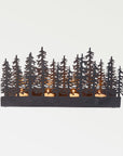Nordic Iron Tealight Trough Candle Holder - white color | Image 1 | From the Nordic Collection | Expertly made with natural iron for long lasting use | Available in white color | texxture home
