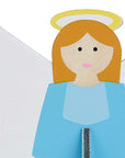 Gabrielle™ Poplar Wood Angel (5.7 in)