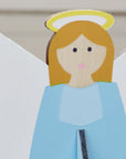 Gabrielle™ Poplar Wood Angel (2.6 in - set of 6)