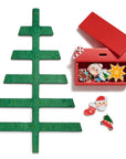 Clara Wood Advent Calendar Black Color | Image 4 | From the Clara Collection | Expertly handmade with natural plywood for long lasting use | Available in white color | texxture home