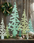 Aspen Wood Tree (Small) Green Color | Image 2 | From the Aspen Collection | Skillfully handmade with natural plywood for long lasting use | texxture home
