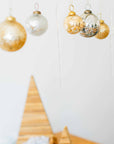 Jensen™ Ornaments - 3 inch (Set of 4) - mouth blown glass