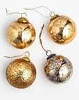 Auban™ Mouth Blown Glass Ornaments - 4 inch (set of 4)