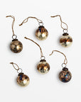 Chamonix™ Mouth Blown Glass Ornaments - 2 inch (set of 6)