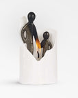 Spirit Nurture Cast Iron Candle - Natural Color | Image 1 | From the Spirit Collection | Masterfully crafted with natural cast iron for long lasting use | Available in white color | texxture home
