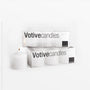 Votive Candles - Natural Color | Image 1 | From the Basic Wax Collection | Exquisitely constructed with natural wax for long lasting use | Available in white color | texxture home