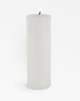 Pillar Candle (3x9) - Natural Color | Image 1 | From the Pillar Collection | Masterfully constructed with natural wax for long lasting use | Available in white color | texxture home