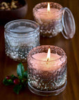 Aeremos™ candle jar, christmas spice - White | Image 2 | Premium Candle from the Aeremos collection | made with Candle Wax for long lasting use | texxture