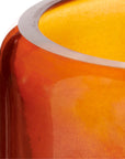 Hubbard™ Orange Luster Glass Votive Candle Holder