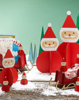 NordicSanta (Large) Green Color | Image 2 | From the Nordic Collection | Skillfully made with natural wood for long lasting use | Available in white color | texxture home
