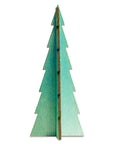 Tannenbaum White Wood Tree Set (11 Inch) — Bundle - Green Color | Image 7 | From the Tannenbaum Collection | Skillfully created with natural plywood for long lasting use | Available in white color | texxture home