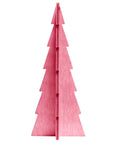 Tannenbaum White Wood Tree Set (11 Inch) — Bundle - Green Color | Image 5 | From the Tannenbaum Collection | Skillfully created with natural plywood for long lasting use | Available in white color | texxture home