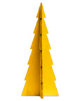 Tannenbaum White Wood Tree Set (11 Inch) — Bundle - Green Color | Image 3 | From the Tannenbaum Collection | Skillfully created with natural plywood for long lasting use | Available in white color | texxture home