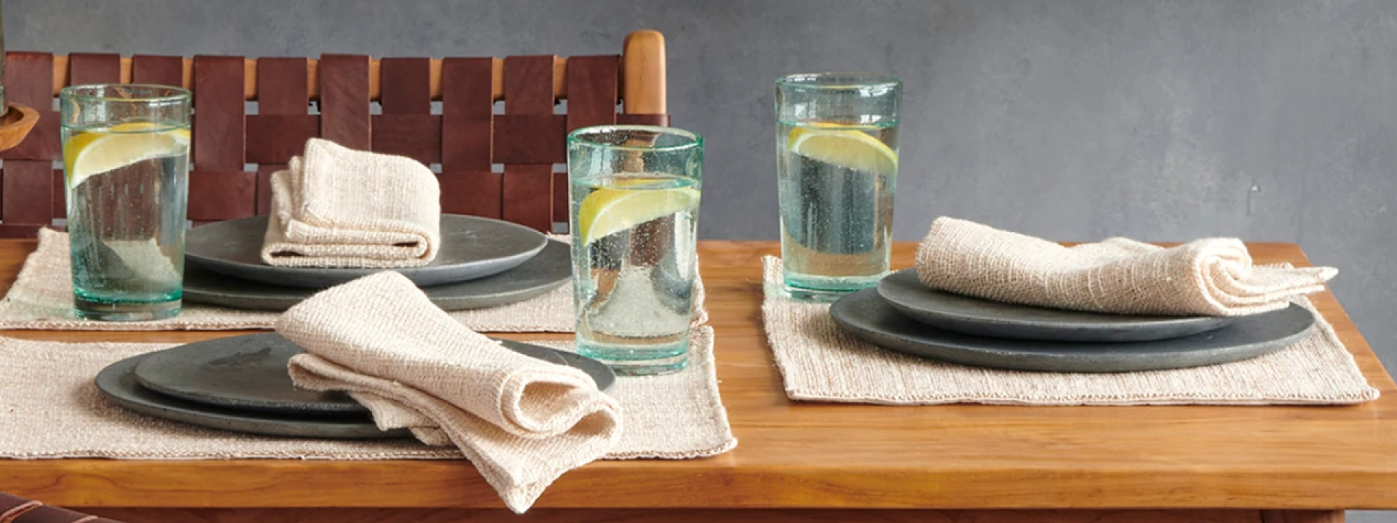 table linens collection hero image |  Made with natural materials from all over the world | texxture home