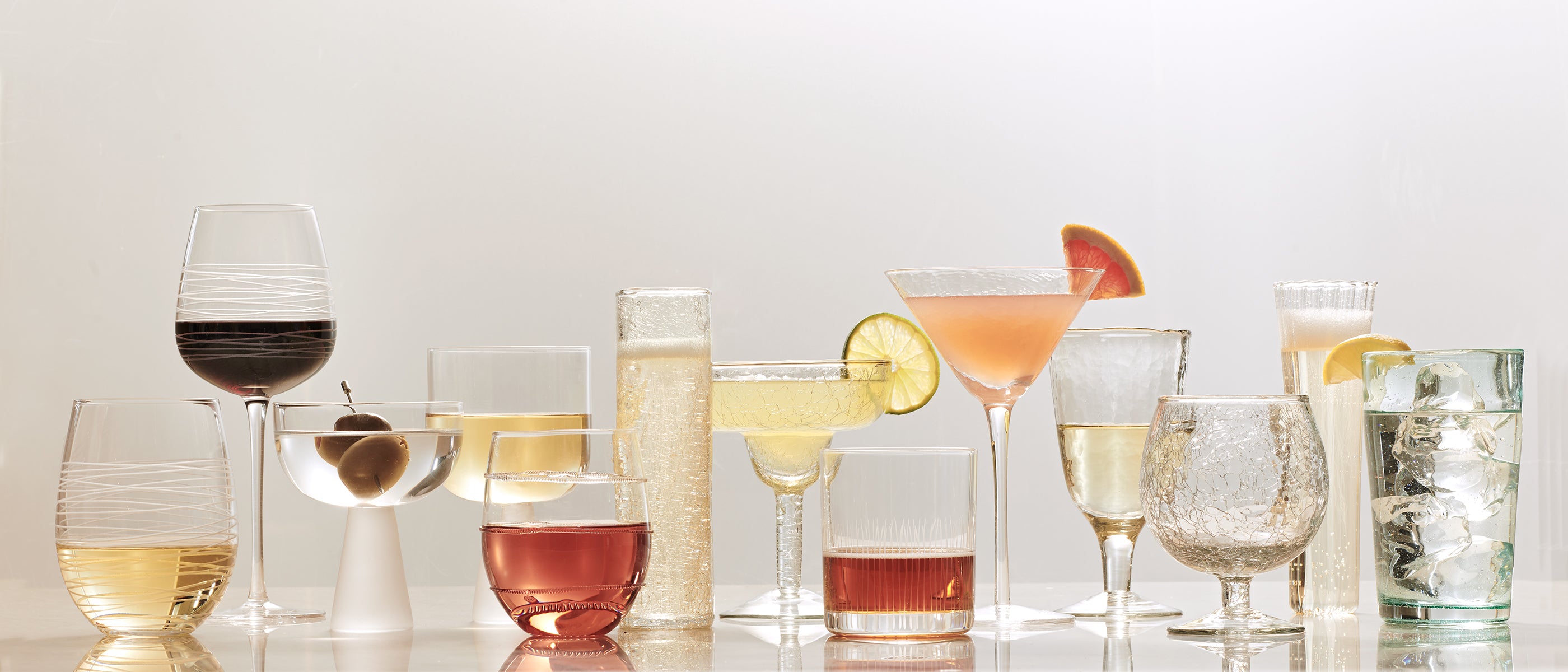 Wine & Cocktail Glasses