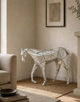 Belmont horse sculpture