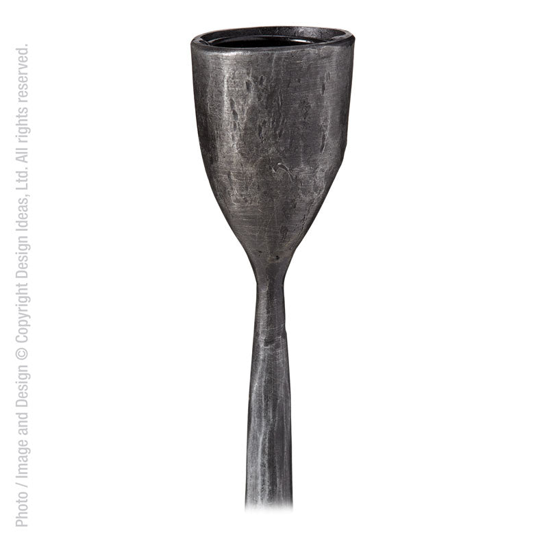 Jasper Iron Taper Candle Holder (10.6 Inch) - texxture™