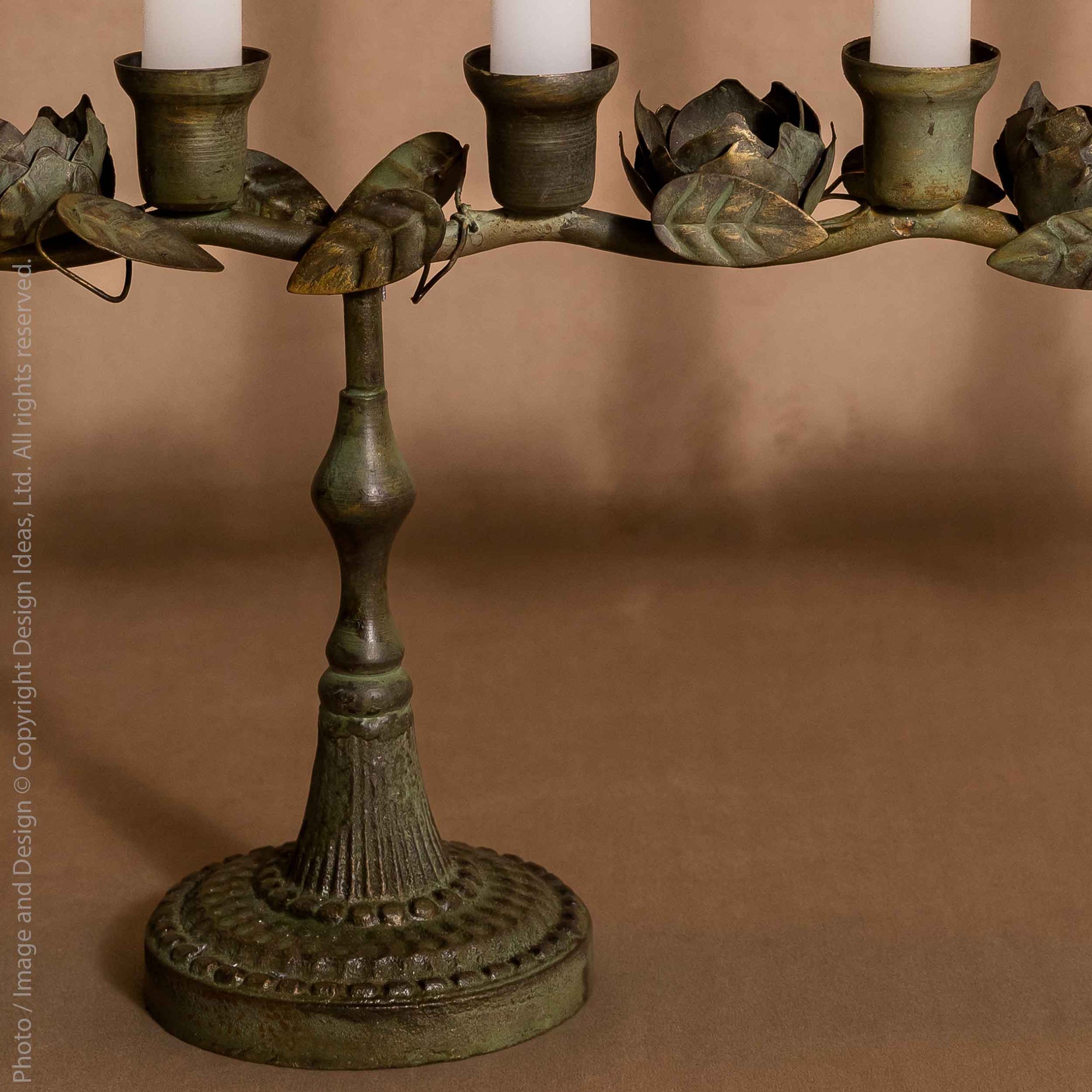Astoria™  iron candleabra
