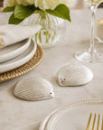 Balos™ sand casted aluminum salt & pepper shakers