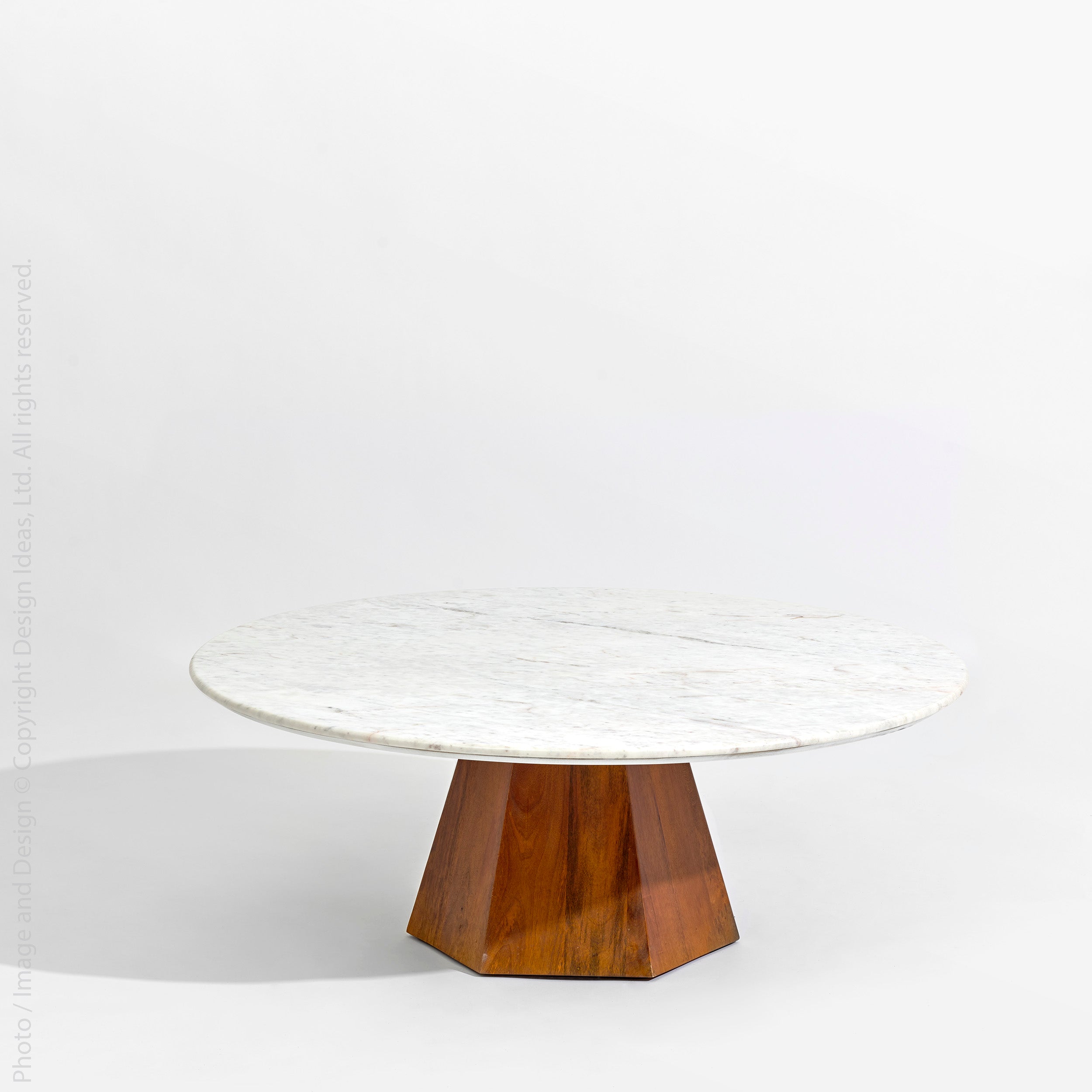 Grafton™ Mango Wood and Marble Coffee Table