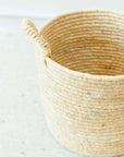 Maiz™ Woven Corn Husk Basket with Handles (11.8 in dia)