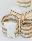 Camden™ Woven Seagrass Baskets (set of 3)