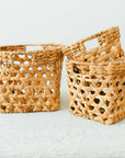 Trania™ Woven Water Hyacinth Twine Baskets (set of 3)