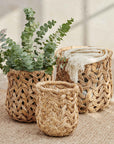 Caprino™ Woven Abaca Basket (set of 3)